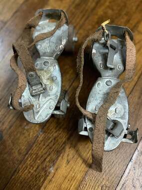 Vintage Midcentury Speed King Roller Skates - ,